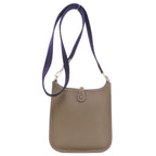 Hermes Evelyne TPM Etop Silver Shoulder Bag Taurillon — view 2