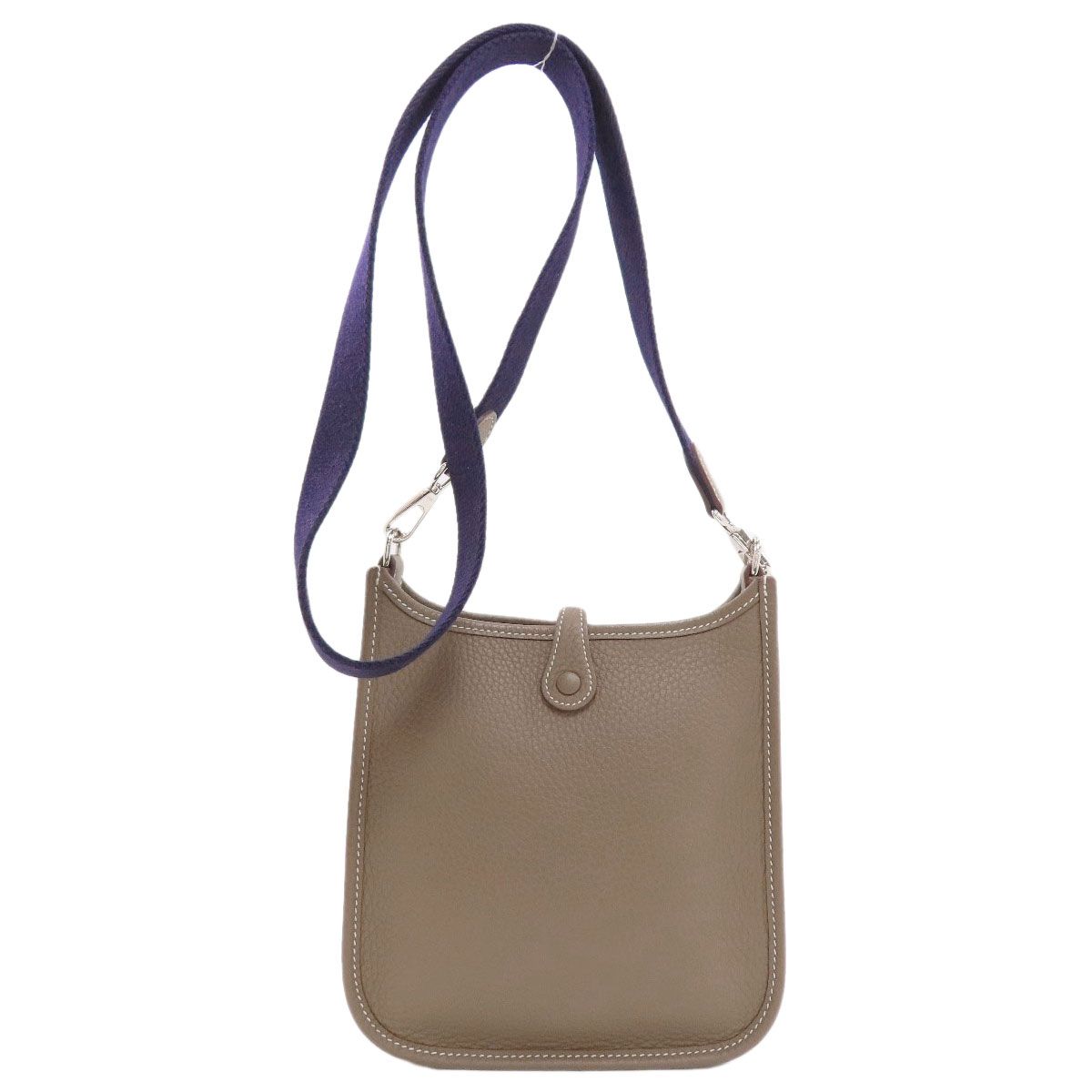 Hermes Evelyne TPM Etop Silver Shoulder Bag Taurillon — view 2