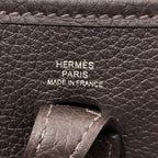 Hermes Evelyne TPM Silver Shoulder Bag Taurillon — view 6