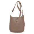 Hermes Evelyne TPM Silver Shoulder Bag Taurillon