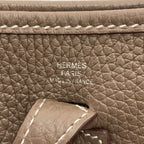 Hermes Evelyne TPM Silver Shoulder Bag Taurillon — view 6