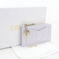 Dior Cosmos Zip Card Case Fragment Lady Dior Coin Purse Lambskin