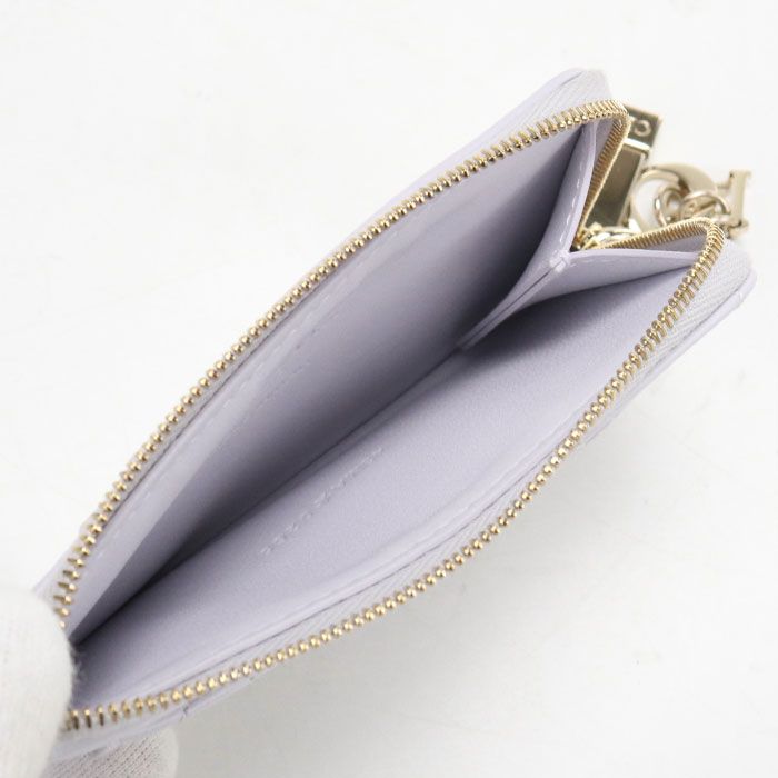 Dior Cosmos Zip Card Case Fragment Lady Dior Coin Purse Lambskin — view 3
