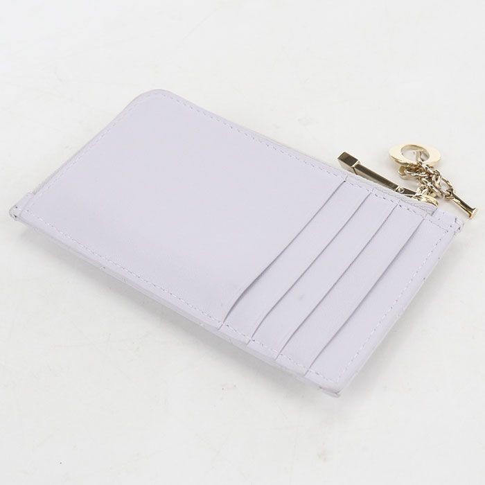 Dior Cosmos Zip Card Case Fragment Lady Dior Coin Purse Lambskin — view 2