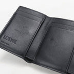 Loewe Trifold Wallet Anagram Pebble Grain Calfskin — view 5