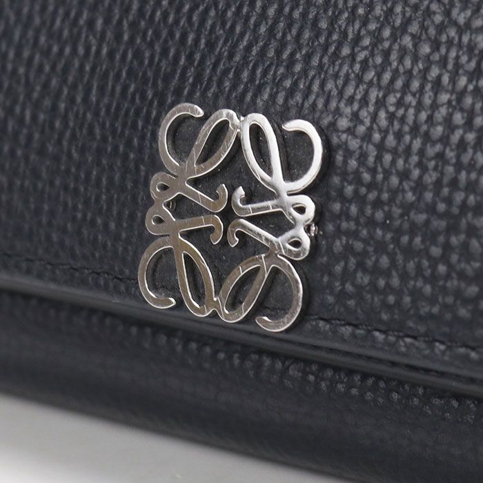 Loewe Trifold Wallet Anagram Pebble Grain Calfskin — view 6
