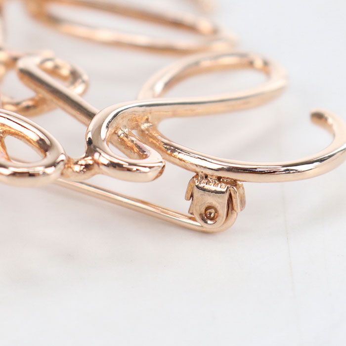 Loewe Anagram Brooch Metal — view 4
