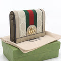Gucci GG Card Case Wallet Ophidia Bifold Leather