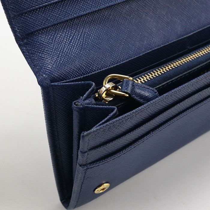 Prada Saffiano Triangle Wallet Bifold Leather — view 5