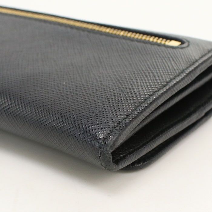 Prada Saffiano Leather Wallet Bifold Calfskin — view 7