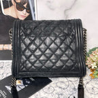 Chanel Boy Chain Shoulder Bag Quilted — view 4