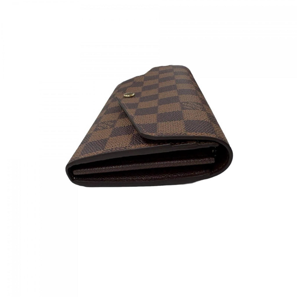 Louis Vuitton Portefeuille Sarah Damier Wallet Canvas Brown — view 3