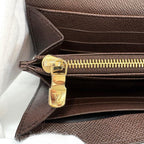 Louis Vuitton Portefeuille Sarah Damier Wallet Canvas Brown — view 8