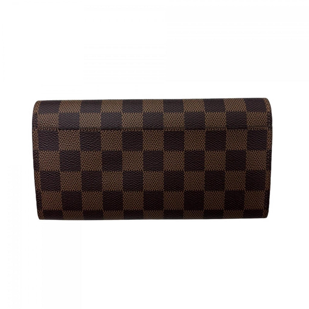 Louis Vuitton Portefeuille Sarah Damier Wallet Canvas Brown — view 2