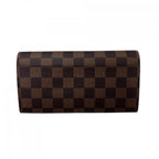 Louis Vuitton Portefeuille Sarah Damier Wallet Canvas Brown — view 2