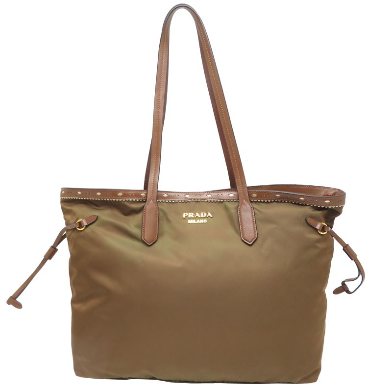 Prada Tote Bag Khaki