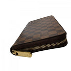 Louis Vuitton Zippy Organizer Damier Wallet Canvas Brown — view 3