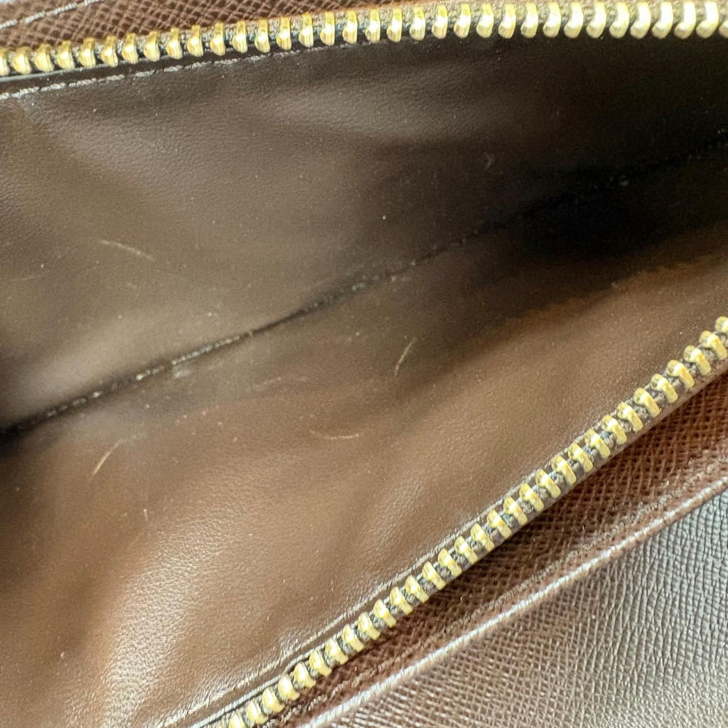 Louis Vuitton Zippy Organizer Damier Wallet Canvas Brown — view 6