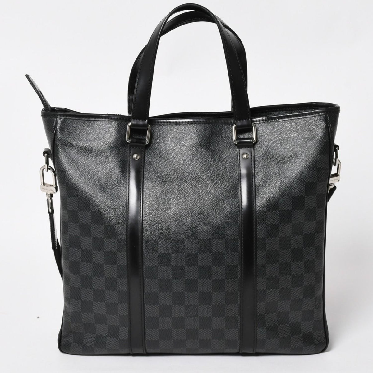 Louis Vuitton Tadao Shoulder Bag 2-Way Damier Graphite Black Silver — view 2