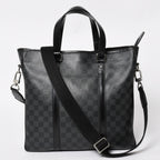 Louis Vuitton Tadao Shoulder Bag 2-Way Damier Graphite Black Silver
