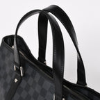 Louis Vuitton Tadao Shoulder Bag 2-Way Damier Graphite Black Silver — view 7