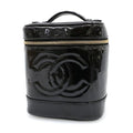 Chanel Patent Vanity Bag Black