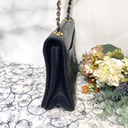 Chanel Vintage Quilted CC Logo Bag Black — view 5