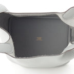 Hermes Picotin Lock 18 PM Taurillon Clemence Handbag Gray Pantin Gold — view 6