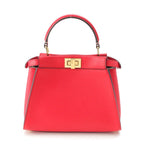 Fendi Mini Peekaboo Leather 2-Way Handbag