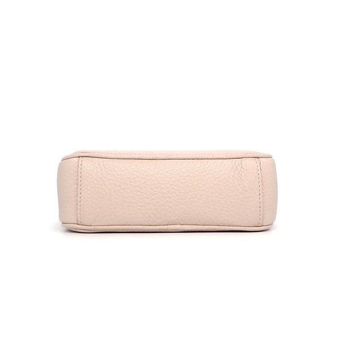 Prada Shoulder Bag Leather Nymphia Pink Beige Gold — view 4