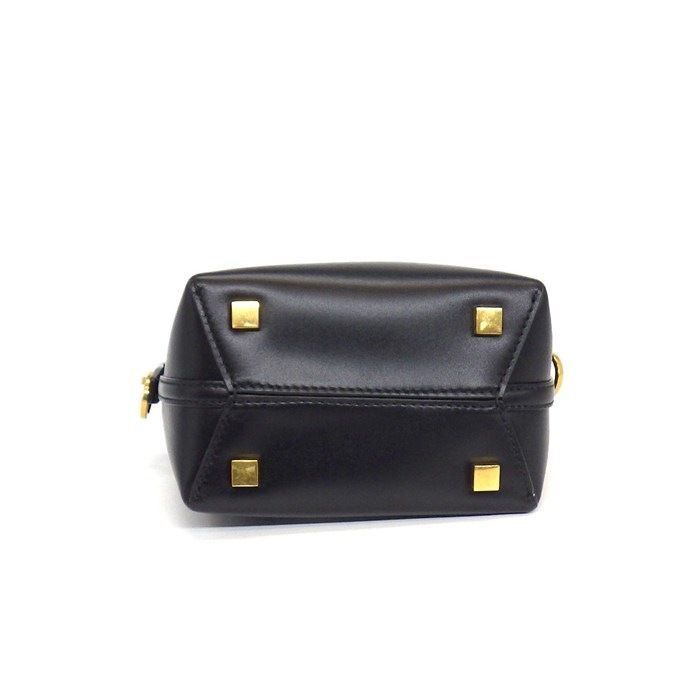 Saint Laurent Shoulder Bag le 37 Mini Black Shiny Leather Gold — view 4
