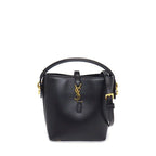 Saint Laurent Shoulder Bag le 37 Mini Black Shiny Leather Gold