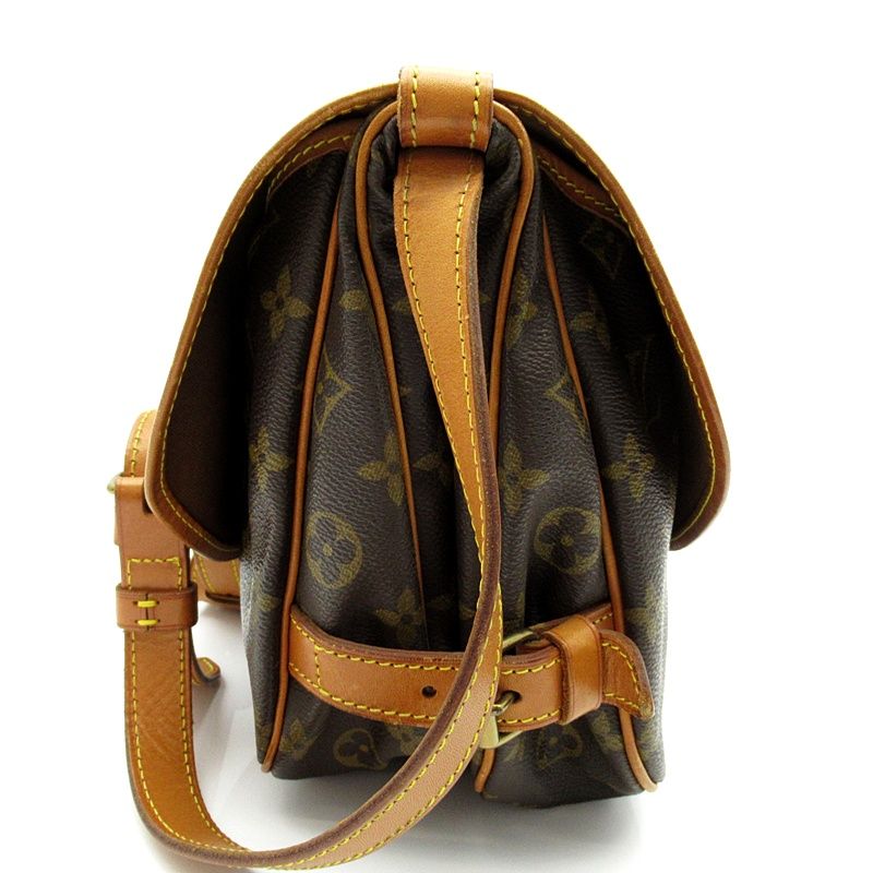 Louis Vuitton Saumur 30 Monogram Shoulder Bag Brown — view 5