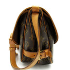 Louis Vuitton Saumur 30 Monogram Shoulder Bag Brown — view 5