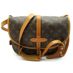 Louis Vuitton Saumur 30 Monogram Shoulder Bag Brown — view 4