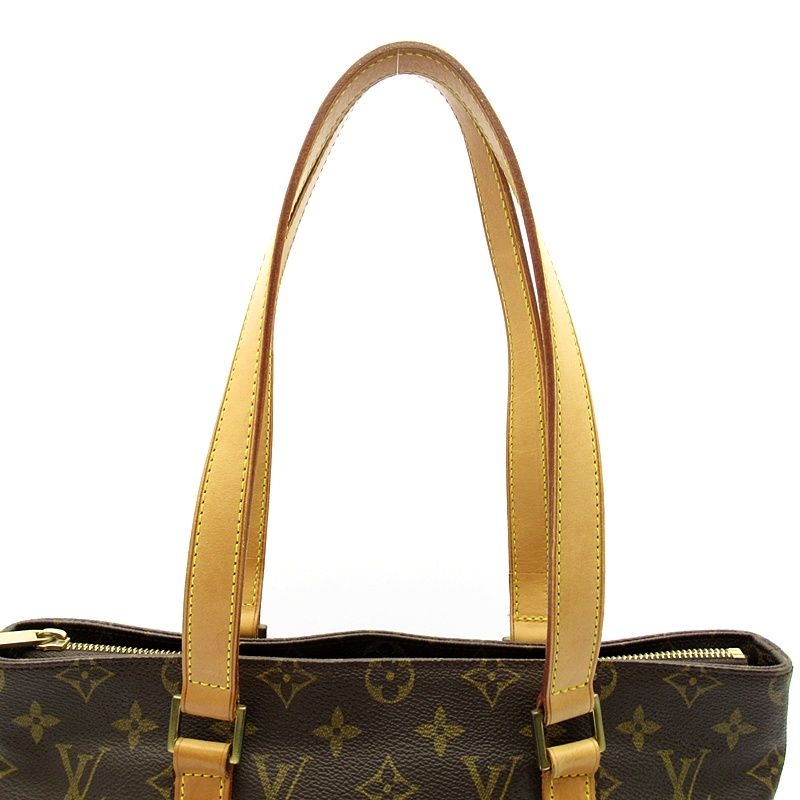 Louis Vuitton Cabas Piano Monogram Handbag Brown — view 2