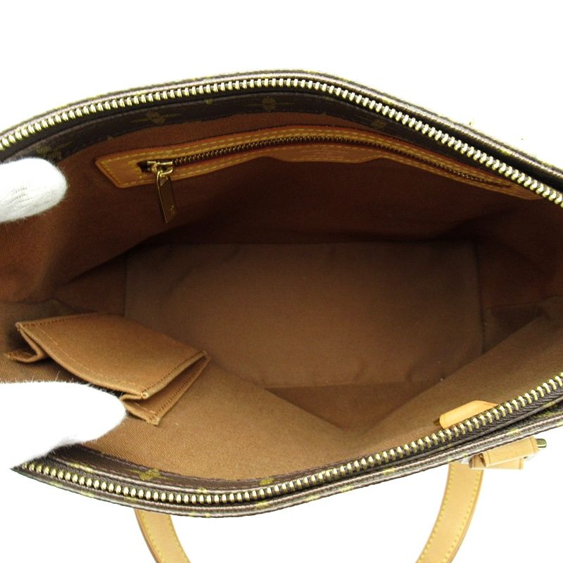 Louis Vuitton Cabas Piano Monogram Handbag Brown — view 7