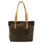 Louis Vuitton Cabas Piano Monogram Handbag Brown