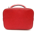 Louis Vuitton Noe Bicolor Epi Shoulder Bag Noir Castilian Red Medium — view 6