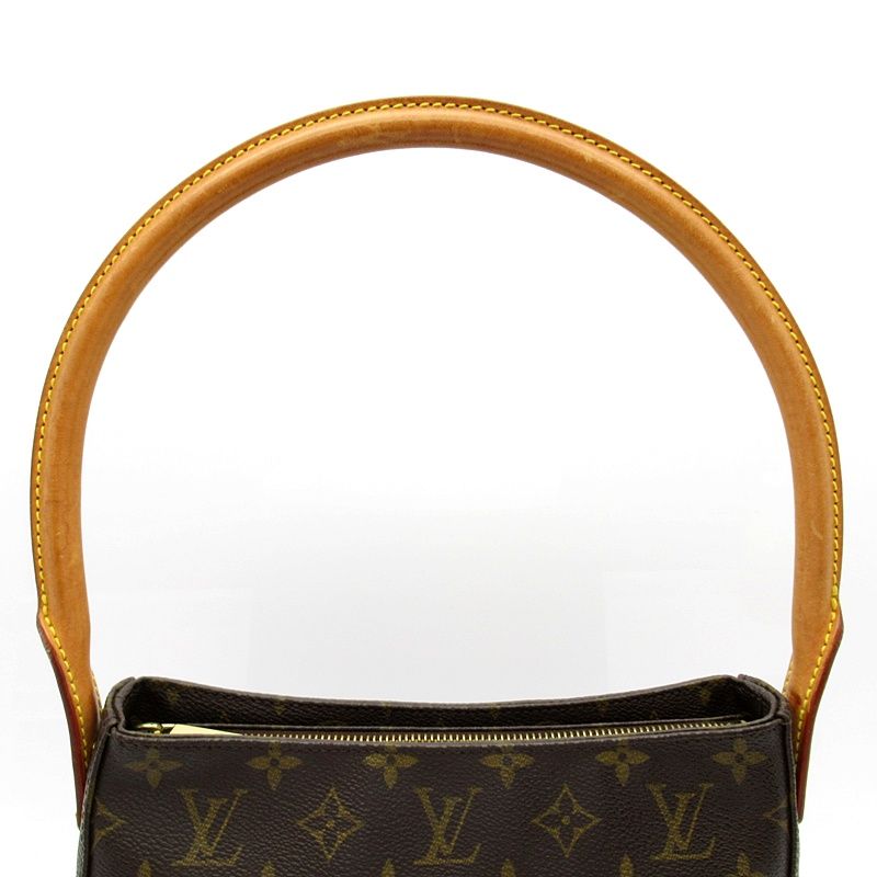 Louis Vuitton Looping MM Monogram Shoulder Bag Brown — view 2