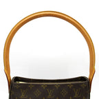 Louis Vuitton Looping MM Monogram Shoulder Bag Brown — view 2