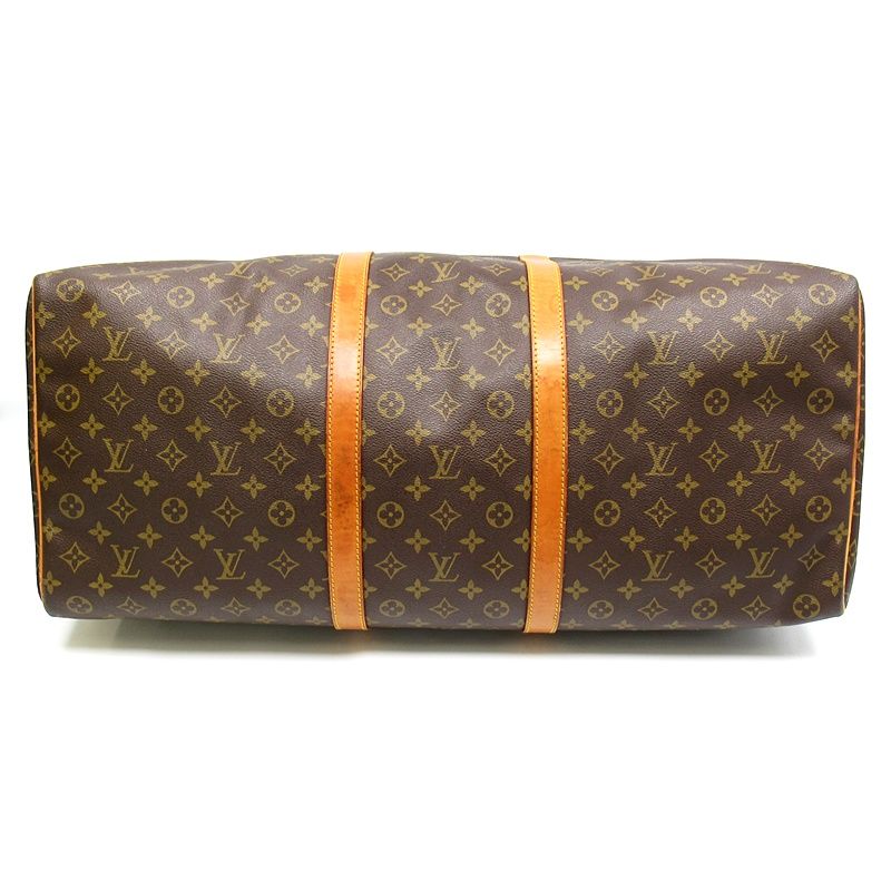 Louis Vuitton Keepall 60 Monogram Boston Bag Brown — view 6