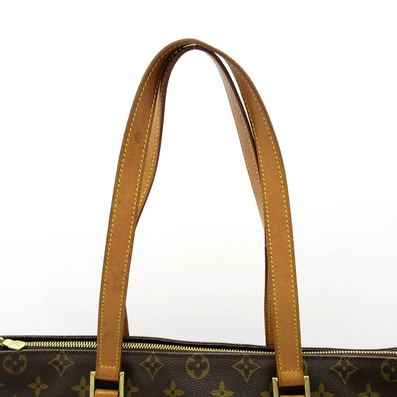 Louis Vuitton Cabas Mezzo Monogram Tote Bag Brown — view 2