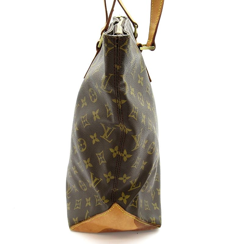 Louis Vuitton Cabas Mezzo Monogram Tote Bag Brown — view 3