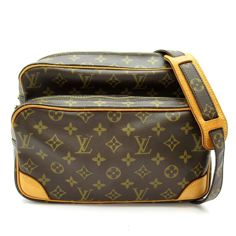 Louis Vuitton Nile Monogram Shoulder Bag Brown