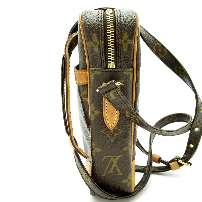 Louis Vuitton Danube Monogram Shoulder Bag Brown — view 3