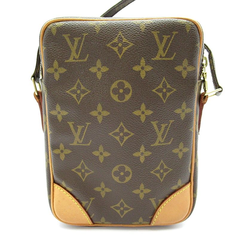 Louis Vuitton Danube Monogram Shoulder Bag Brown — view 4