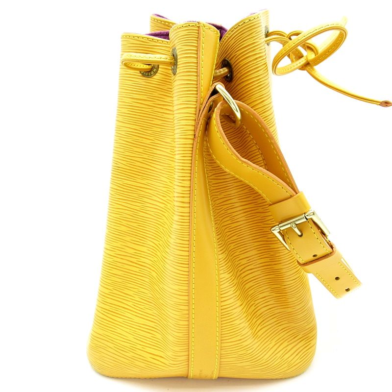 Louis Vuitton Petit Noe Epi Shoulder Bag Tassilie Yellow — view 5