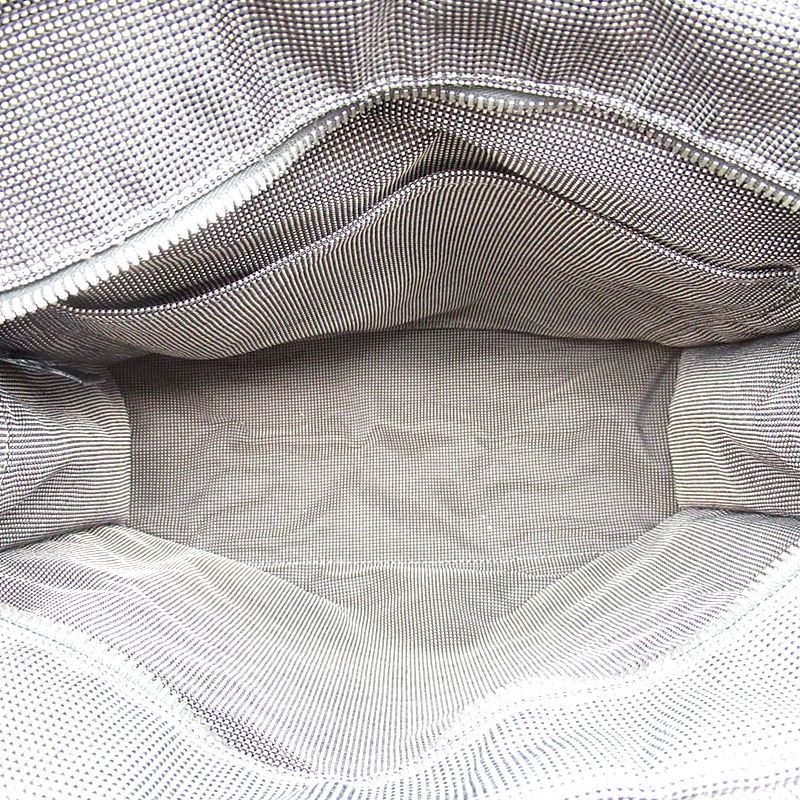 Hermes Herline a Dos MM Canvas Tote Bag Gray — view 7