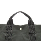 Hermes Herline a Dos MM Canvas Tote Bag Gray — view 2